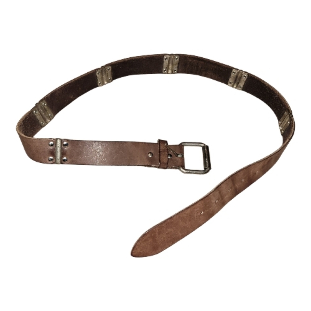 LGND Supply Co. Men’s Distressed Brown Leather Belt Size 34 Made in Canada - Picture 4 of 7